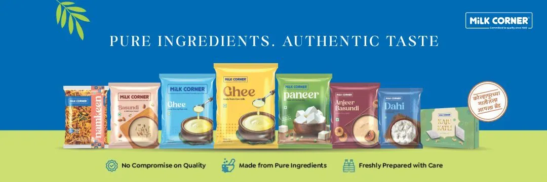 Hero image showing various products by Yevale's Milk Corner